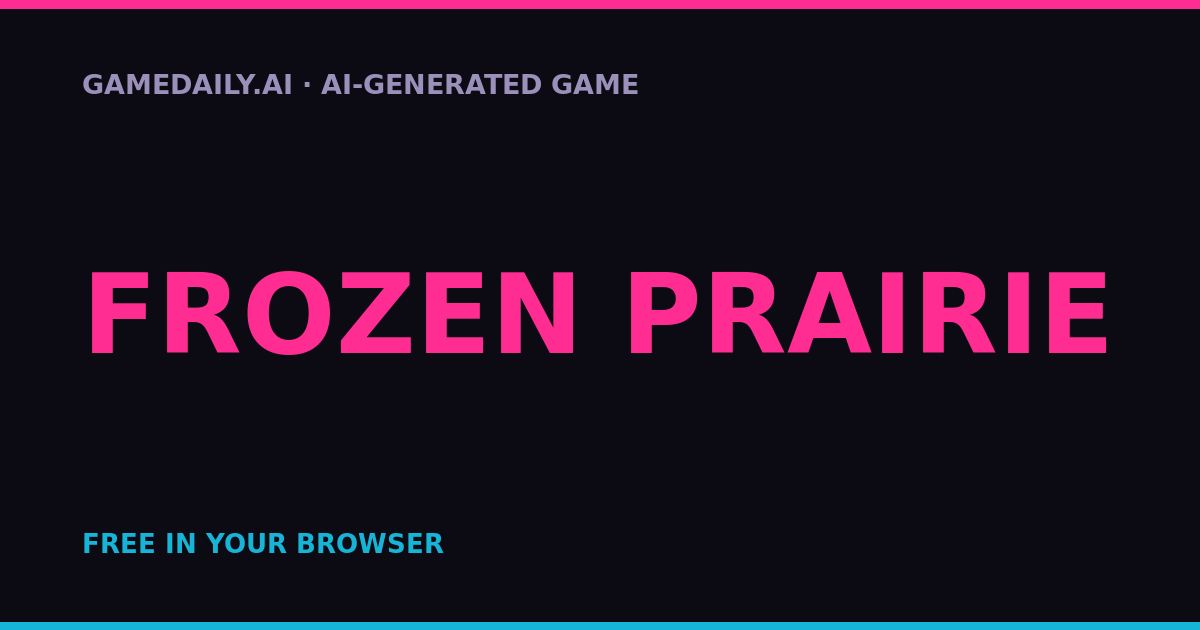 Frozen Prairie — AI game thumbnail