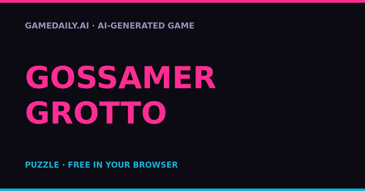 Gossamer Grotto — AI game thumbnail