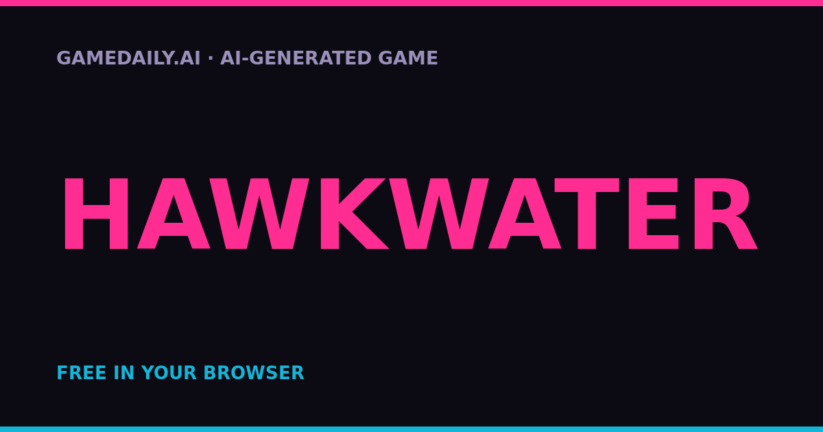 Hawkwater — AI game thumbnail