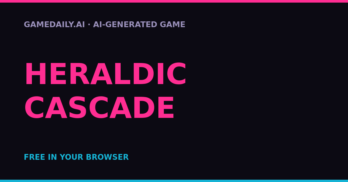 Heraldic Cascade — AI game thumbnail