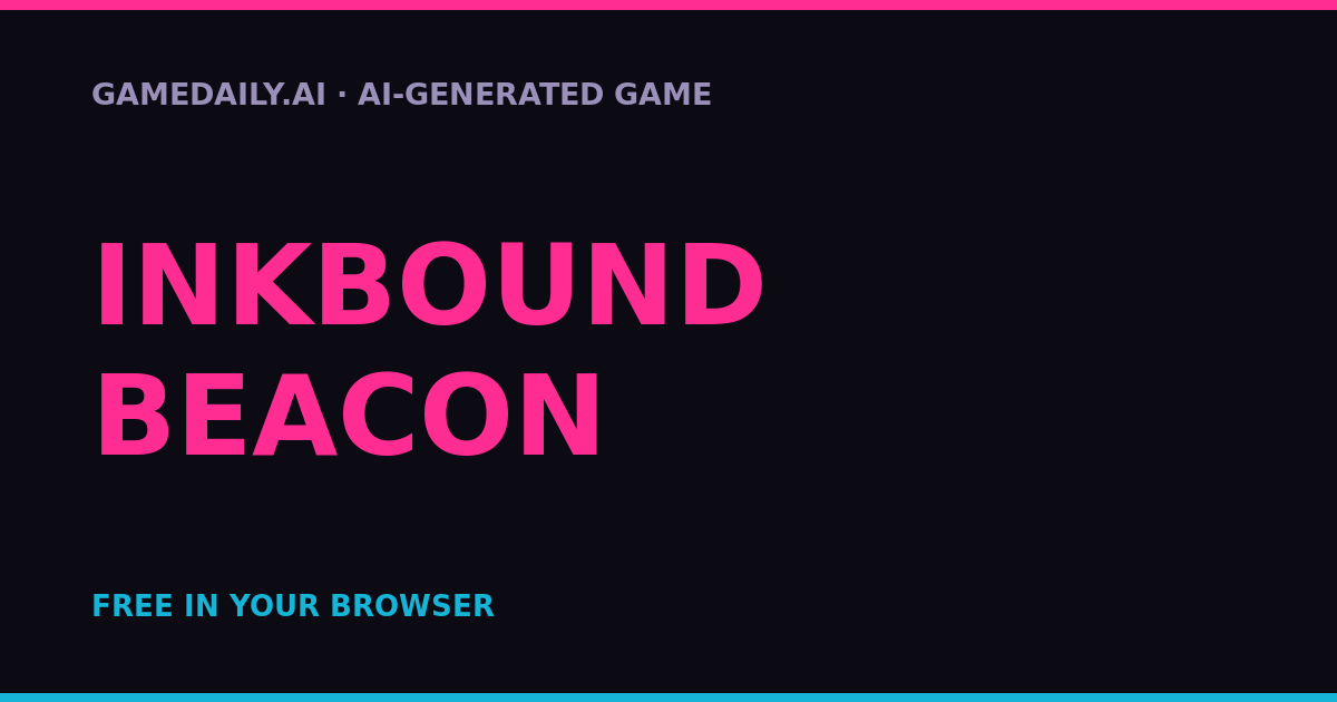 Inkbound Beacon — AI game thumbnail