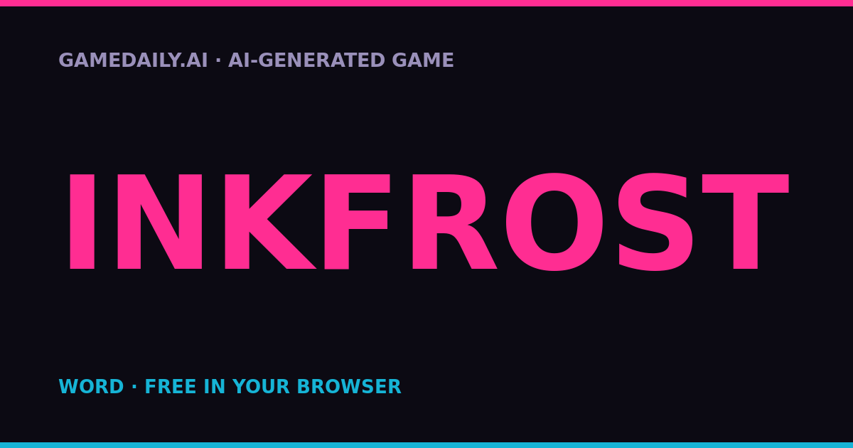 Inkfrost — AI game thumbnail