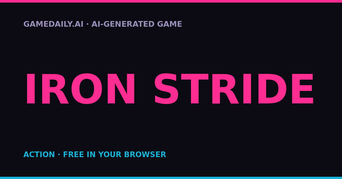 Iron Stride — AI game thumbnail