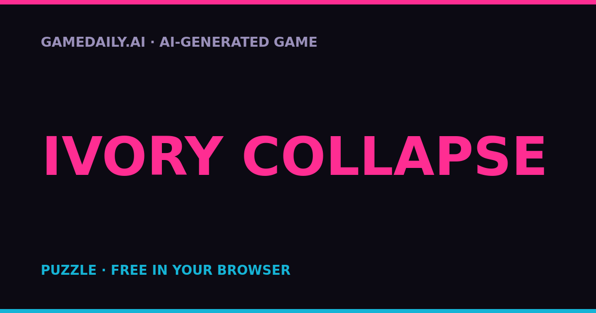 Ivory Collapse — AI game thumbnail