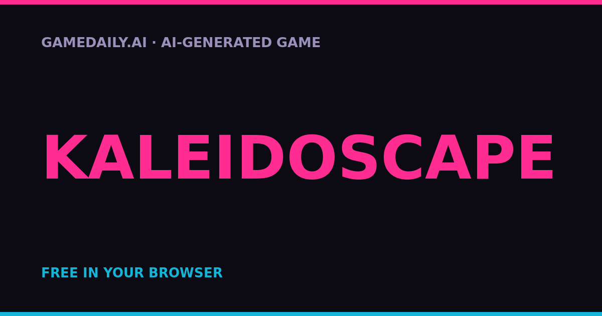 Kaleidoscape — AI game thumbnail