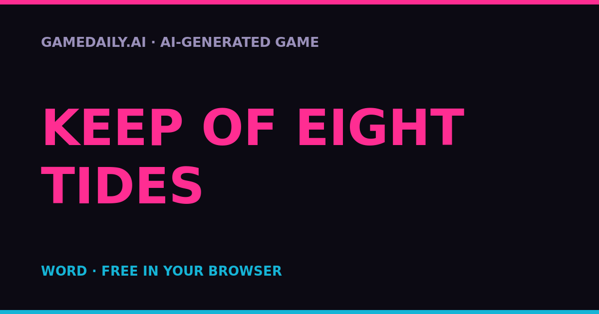 Keep of Eight Tides — AI game thumbnail