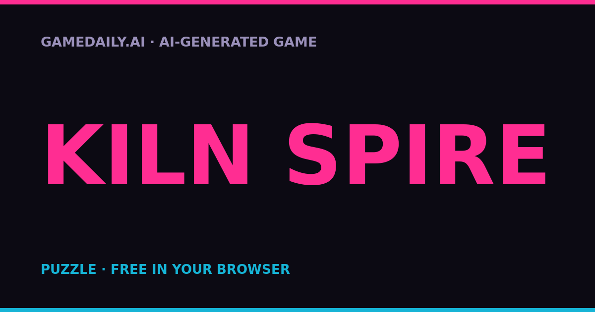 Kiln Spire — AI game thumbnail