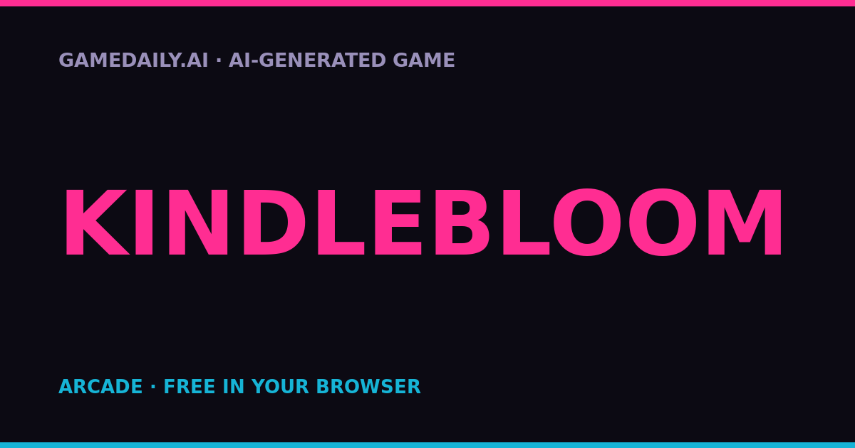 Kindlebloom — AI game thumbnail