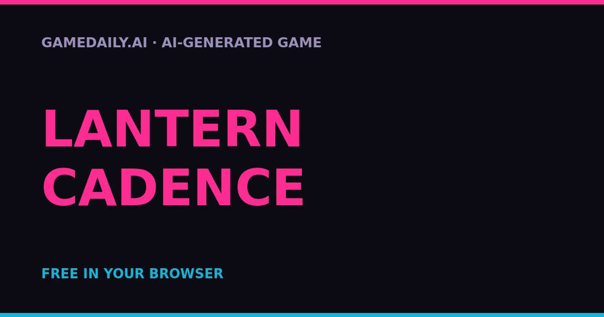 Lantern Cadence — AI game thumbnail