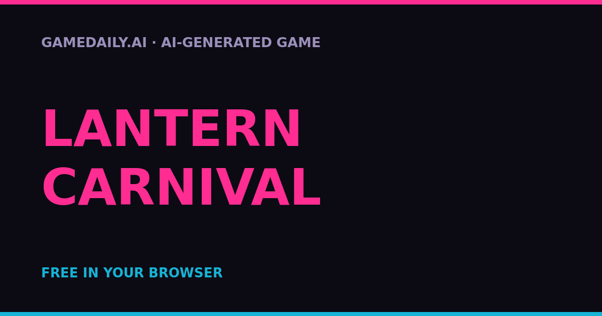 Lantern Carnival — AI game thumbnail