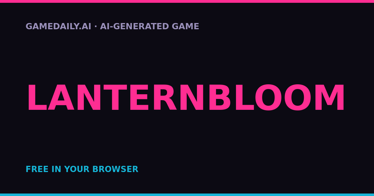 Lanternbloom — AI game thumbnail