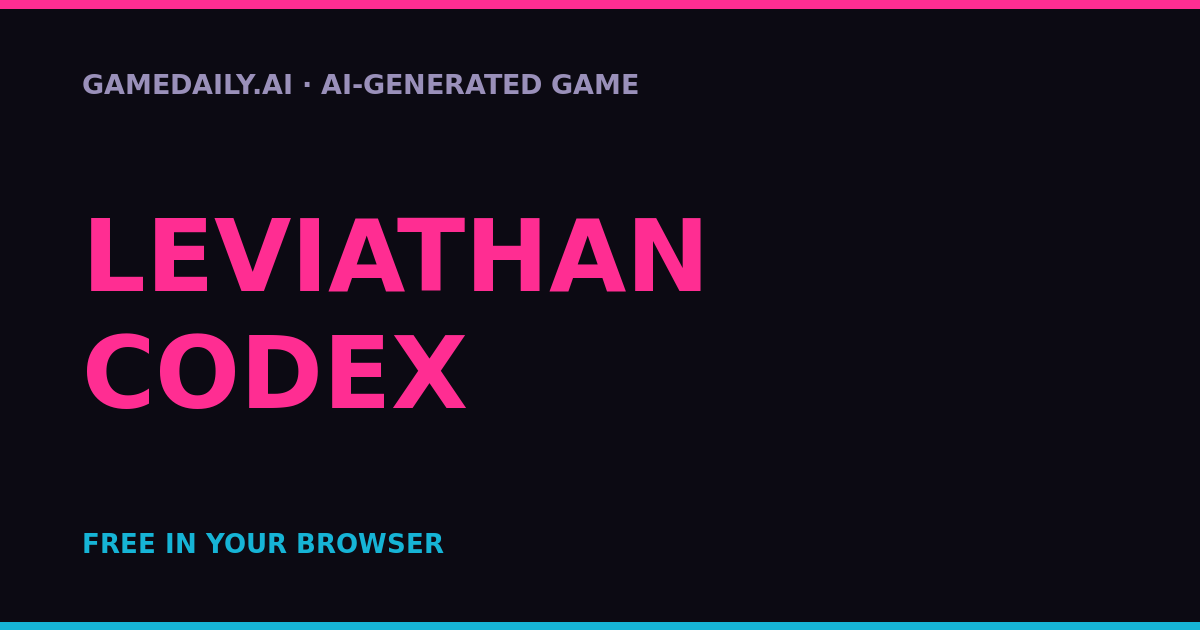 Leviathan Codex — AI game thumbnail