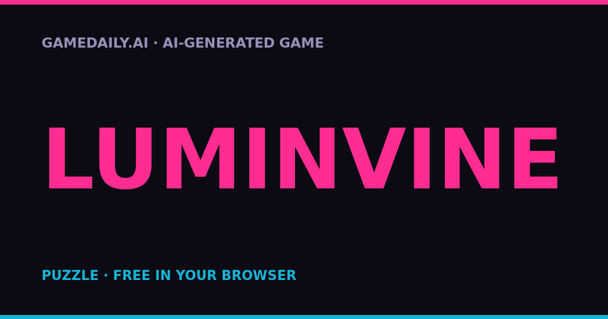Luminvine — AI game thumbnail