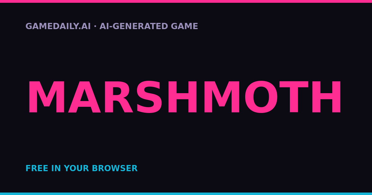 Marshmoth — AI game thumbnail