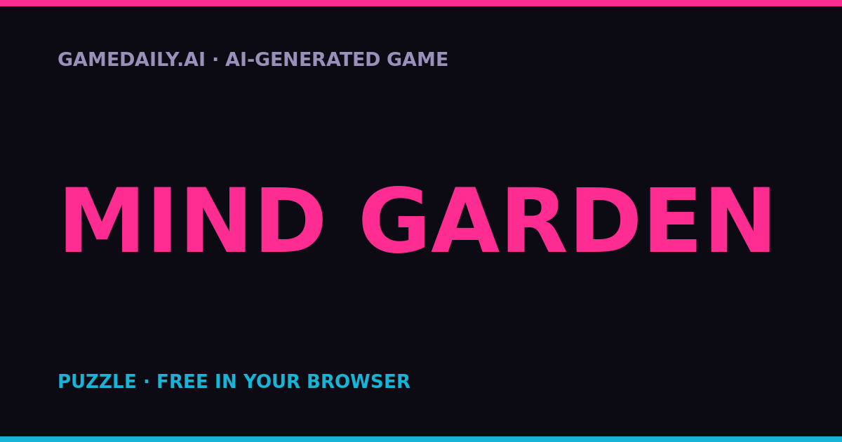 Mind Garden — AI game thumbnail