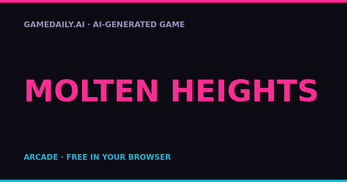 Molten Heights — AI game thumbnail