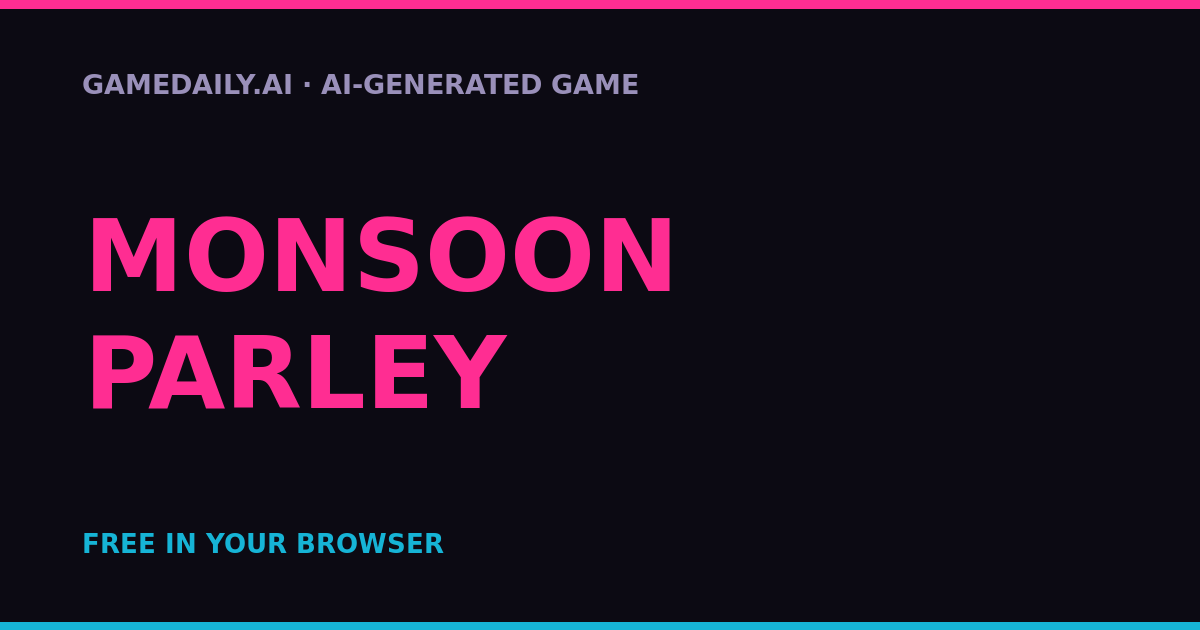 Monsoon Parley — AI game thumbnail