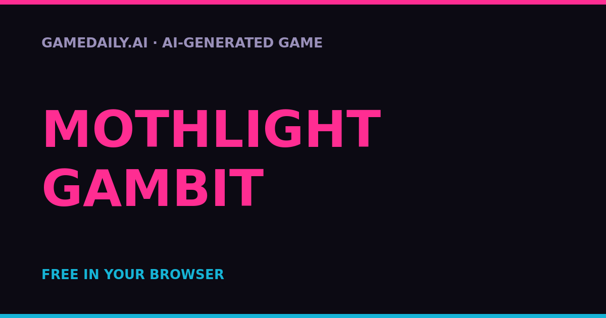 Mothlight Gambit — AI game thumbnail