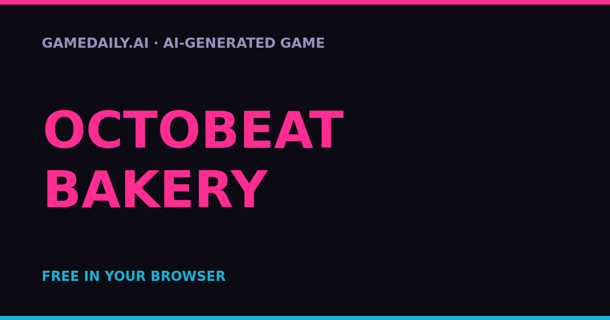Octobeat Bakery — AI game thumbnail
