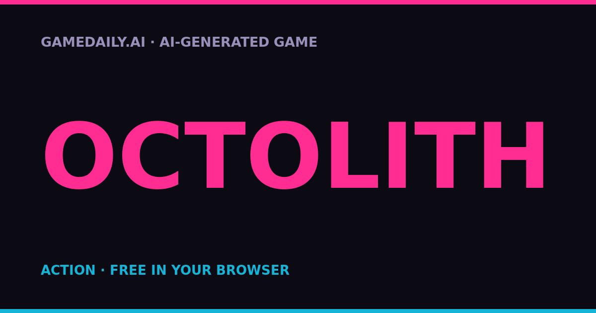 OCTOLITH — AI game thumbnail