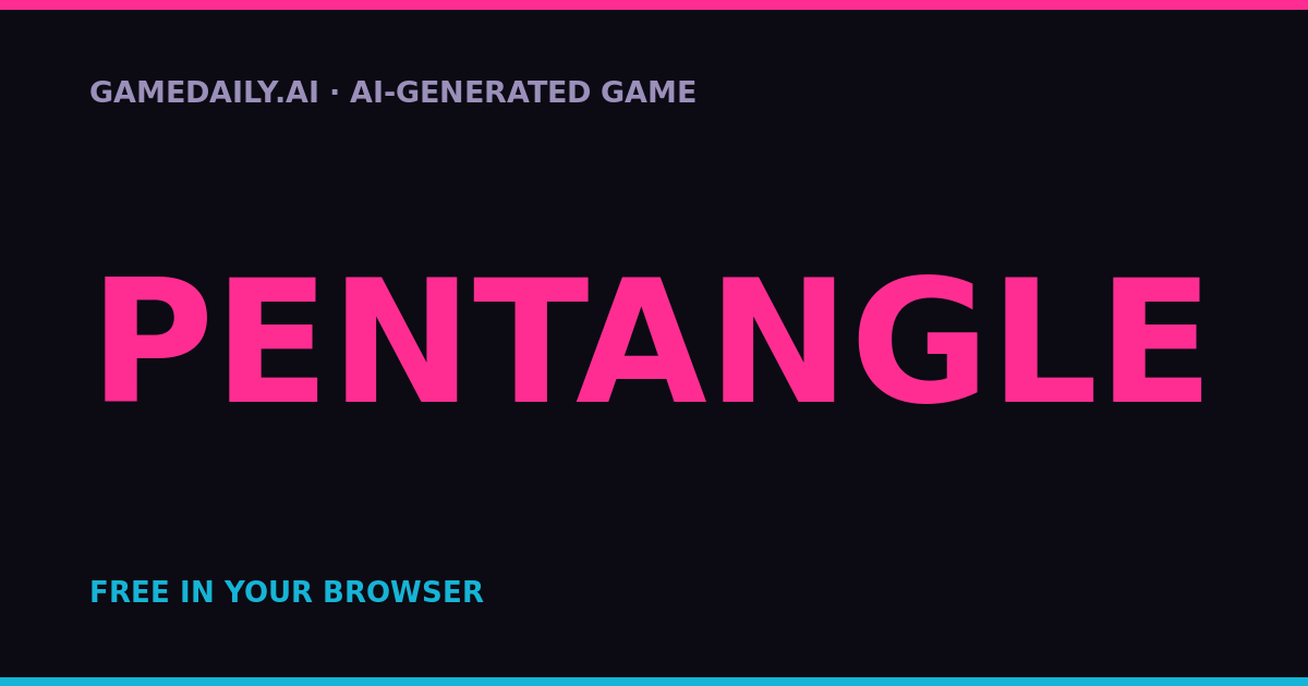 Pentangle — AI game thumbnail