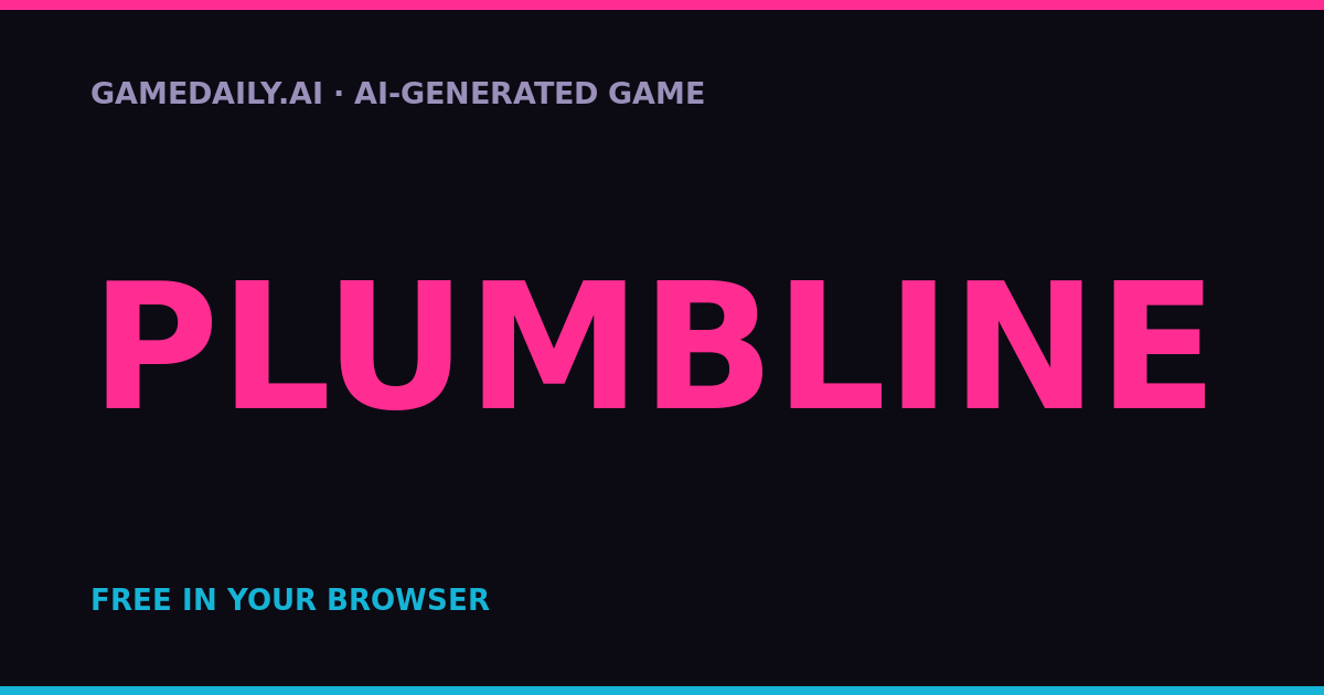 PLUMBLINE — AI game thumbnail