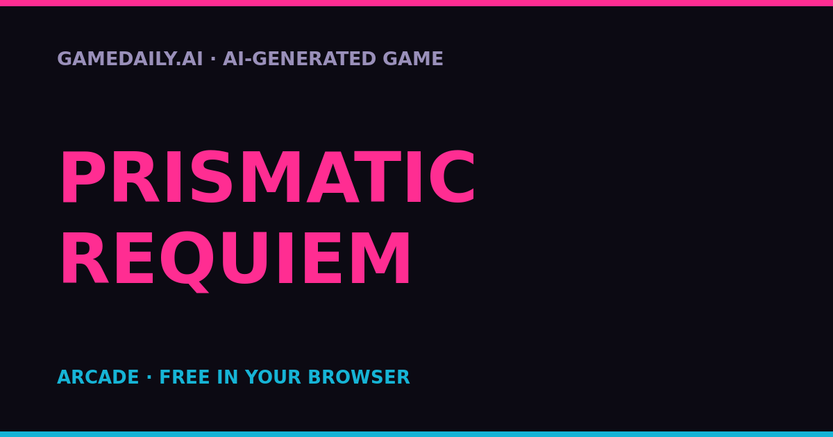 Prismatic Requiem — AI game thumbnail
