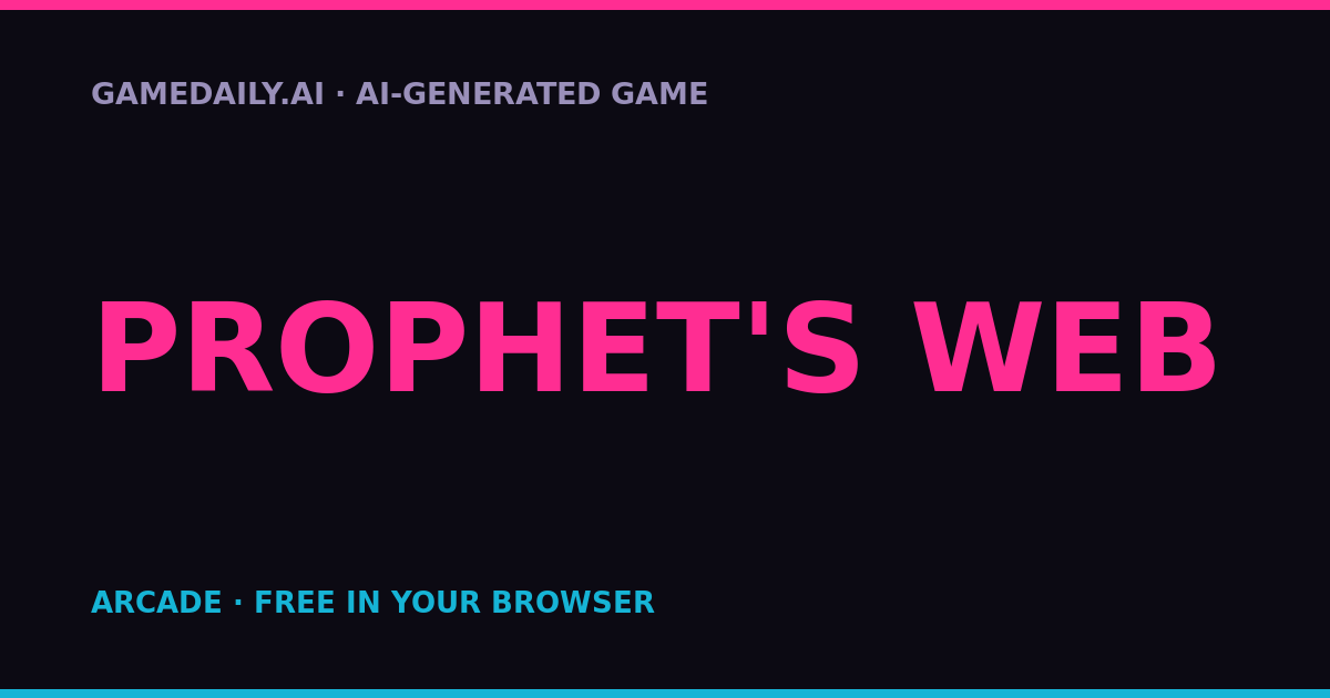 PROPHET'S WEB — AI game thumbnail