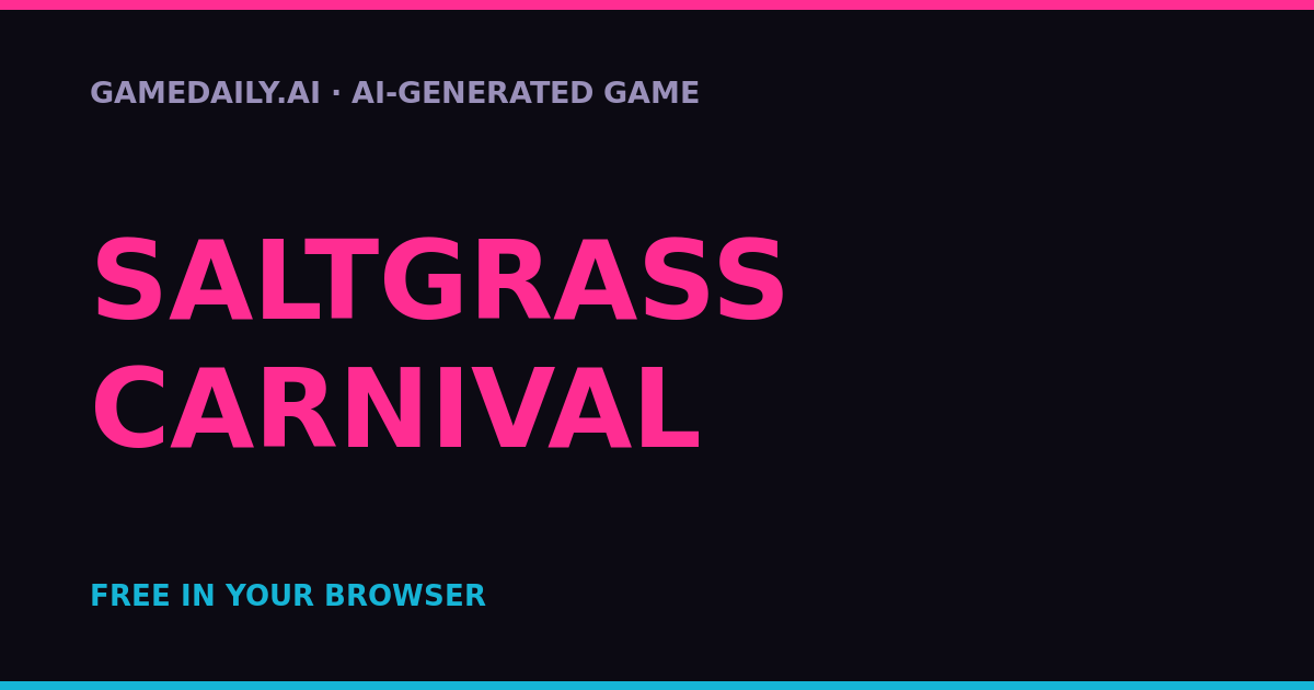 Saltgrass Carnival — AI game thumbnail