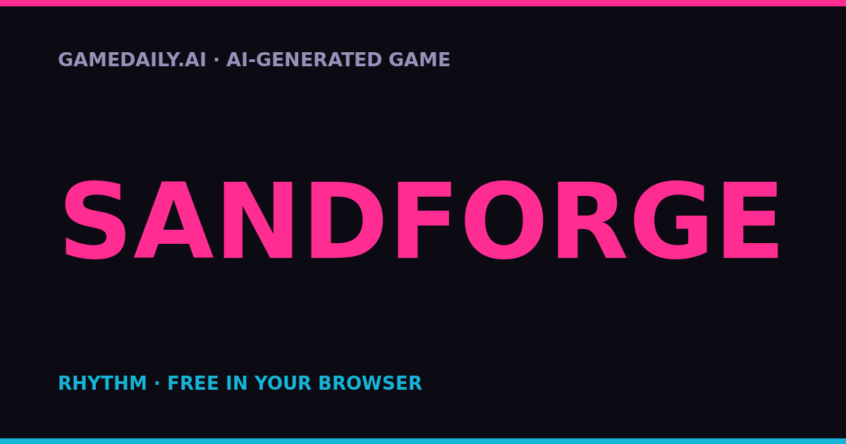Sandforge — AI game thumbnail