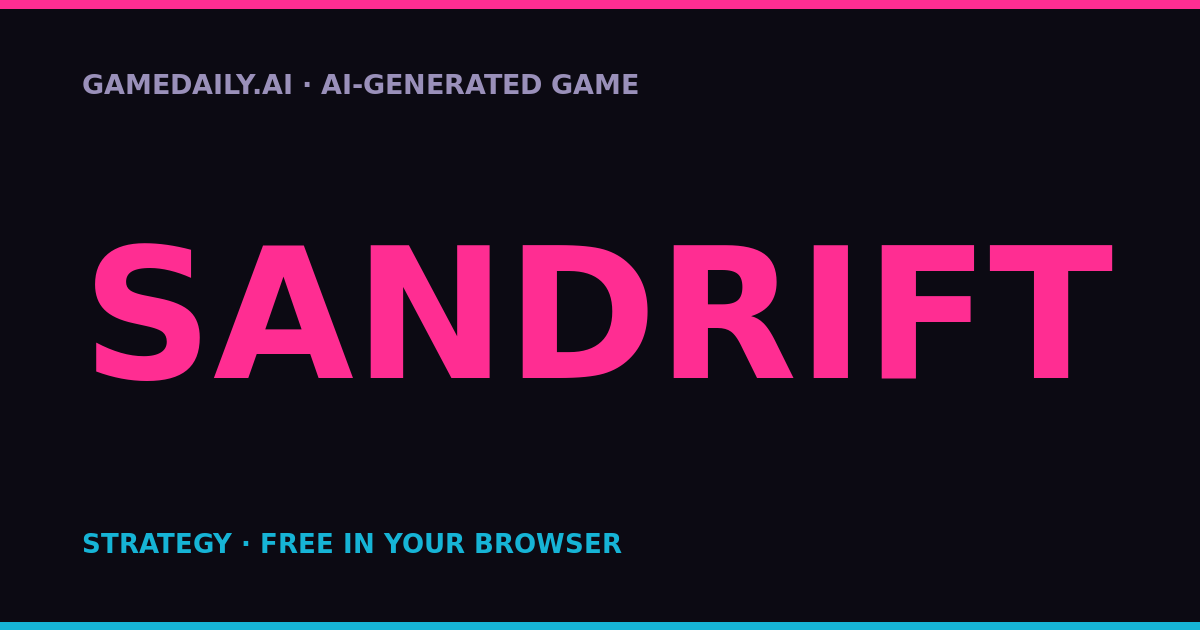 Sandrift — AI game thumbnail