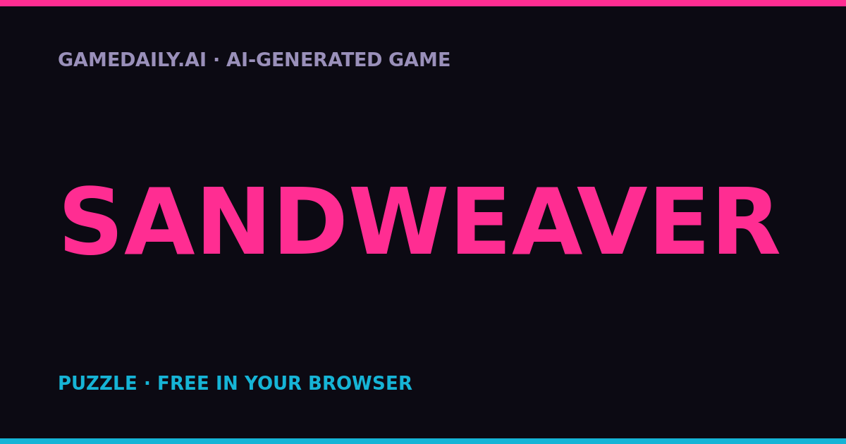 Sandweaver — AI game thumbnail