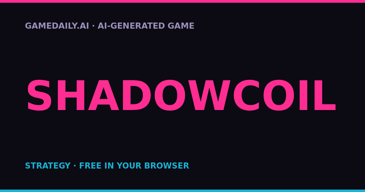 Shadowcoil — AI game thumbnail