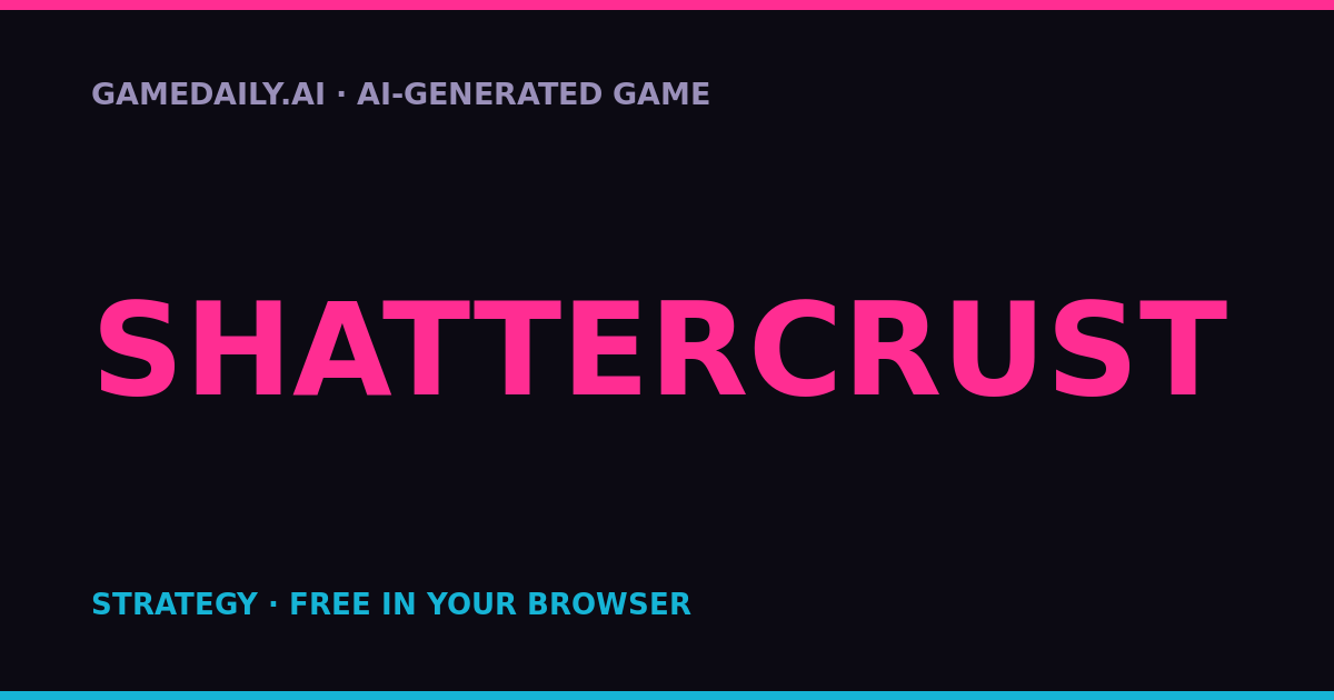 Shattercrust — AI game thumbnail