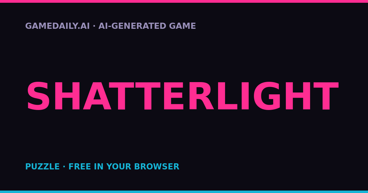 Shatterlight — AI game thumbnail