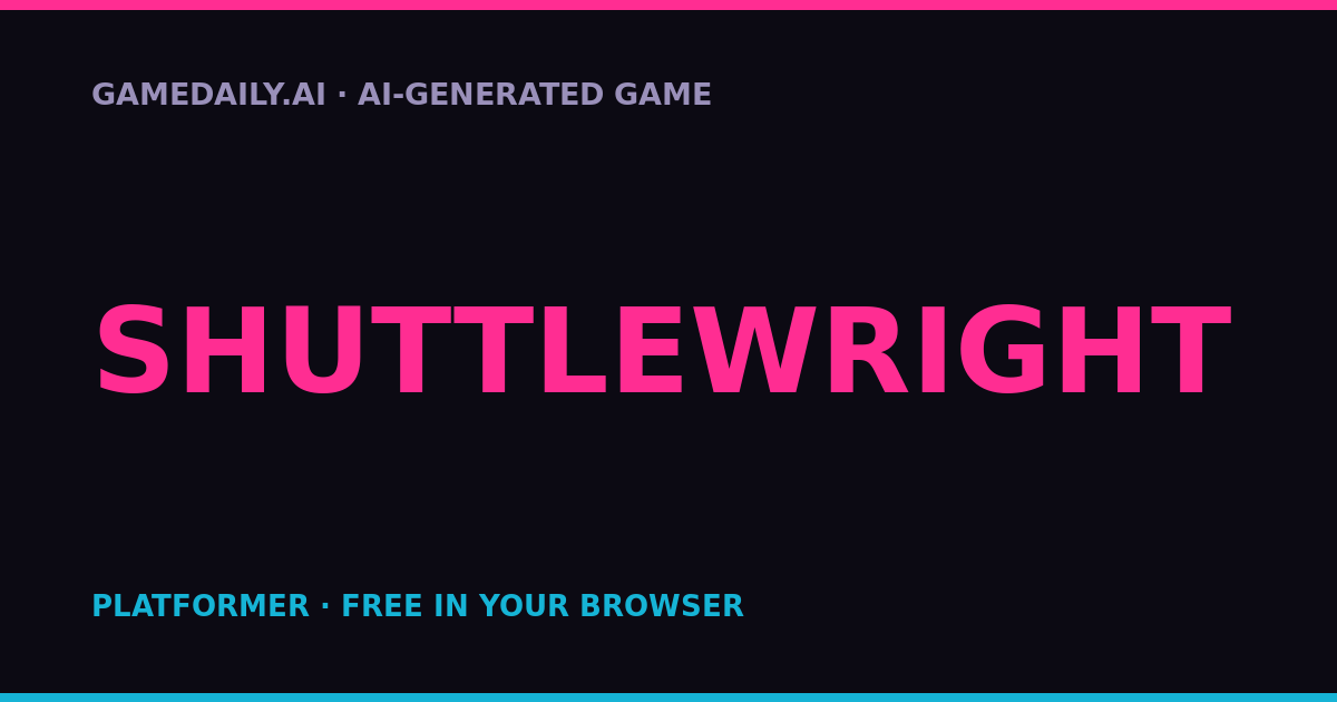 Shuttlewright — AI game thumbnail