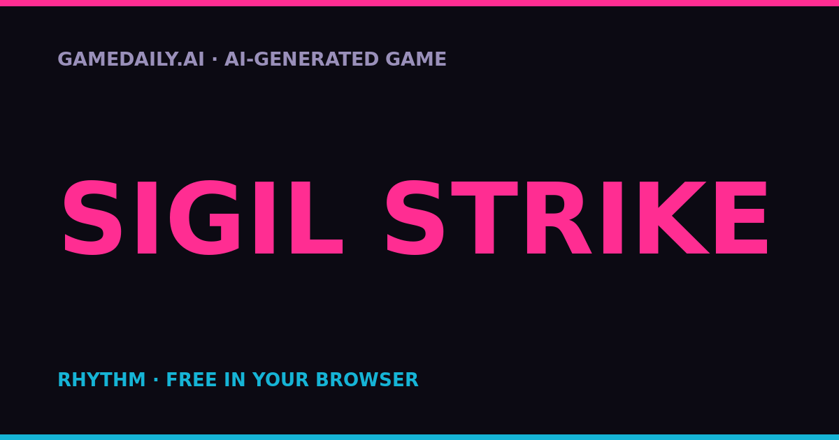 Sigil Strike — AI game thumbnail