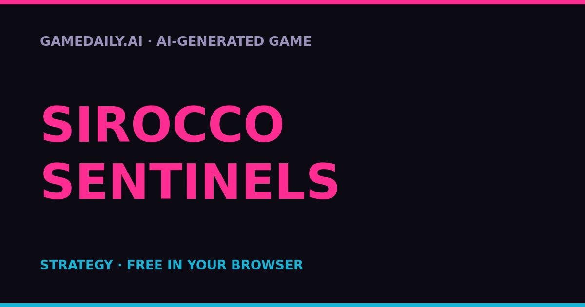 Sirocco Sentinels — AI game thumbnail