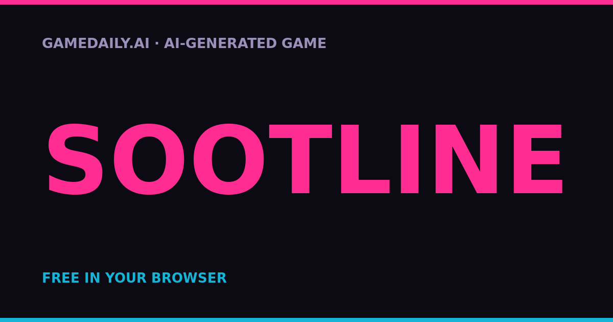 SOOTLINE — AI game thumbnail