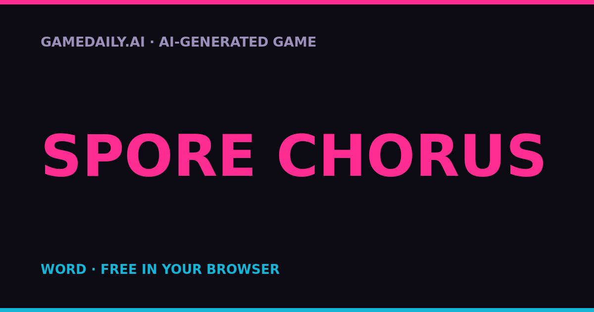 Spore Chorus — AI game thumbnail