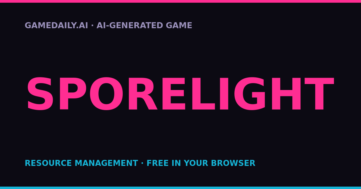 Sporelight — AI game thumbnail