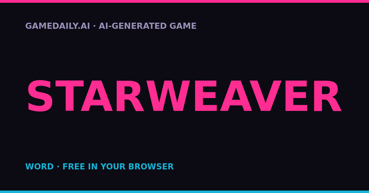 Starweaver — AI game thumbnail