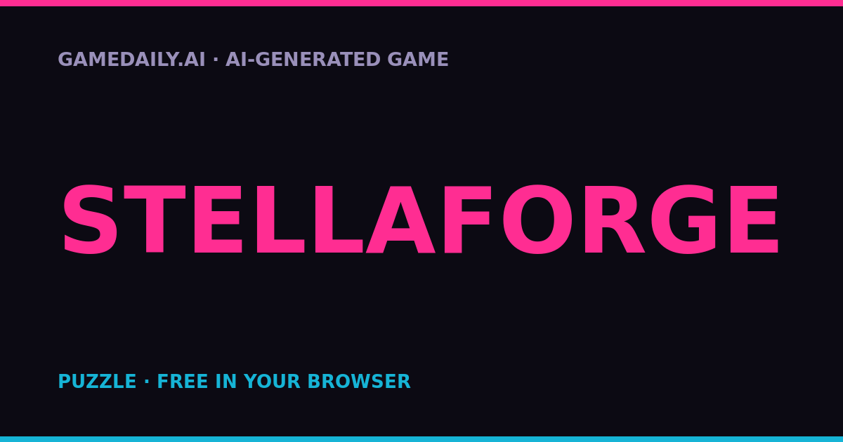 Stellaforge — AI game thumbnail