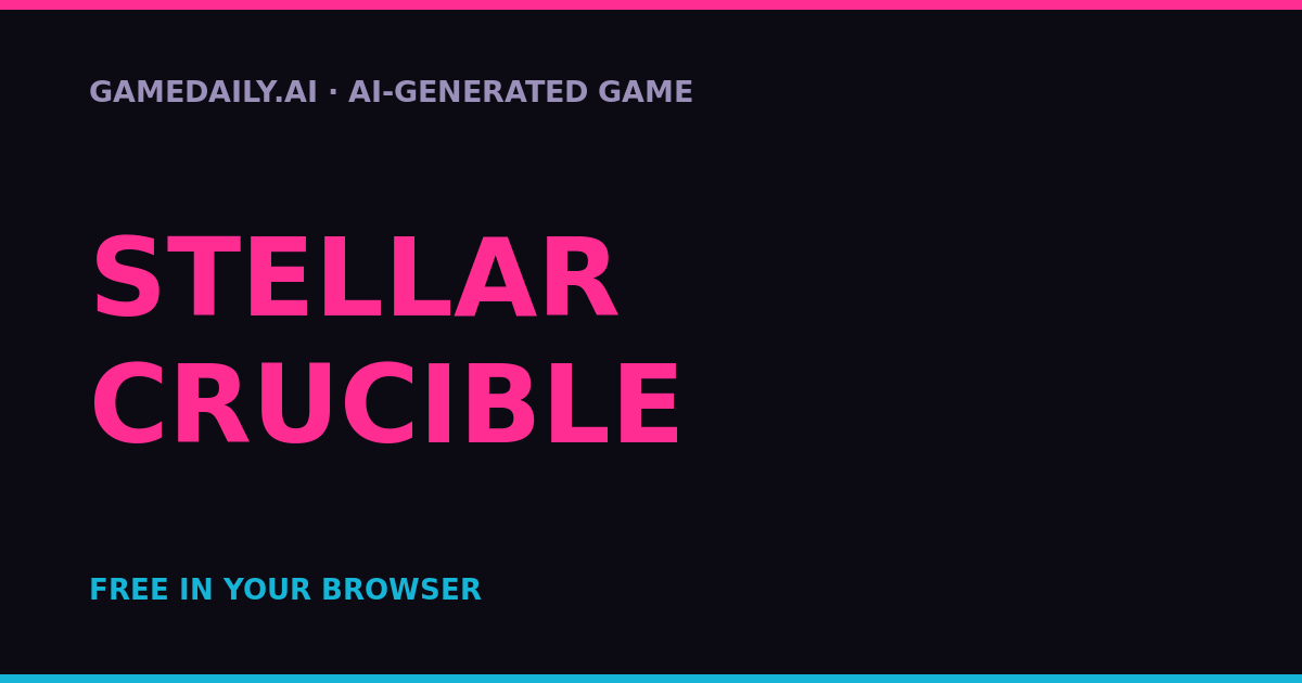 Stellar Crucible — AI game thumbnail