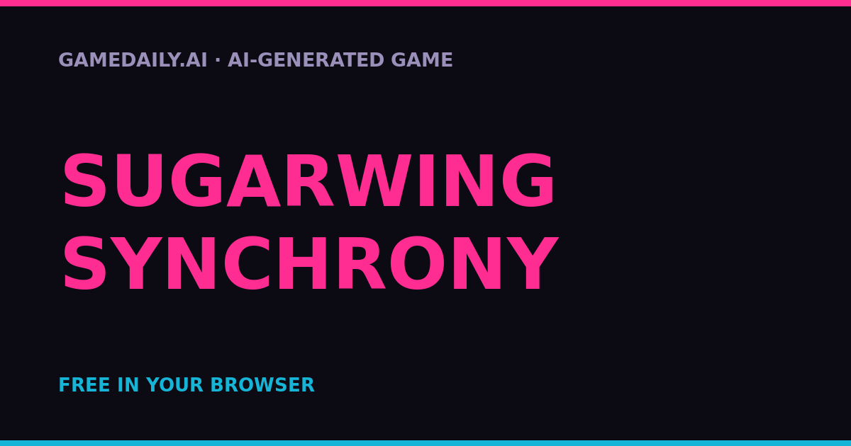 Sugarwing Synchrony — AI game thumbnail