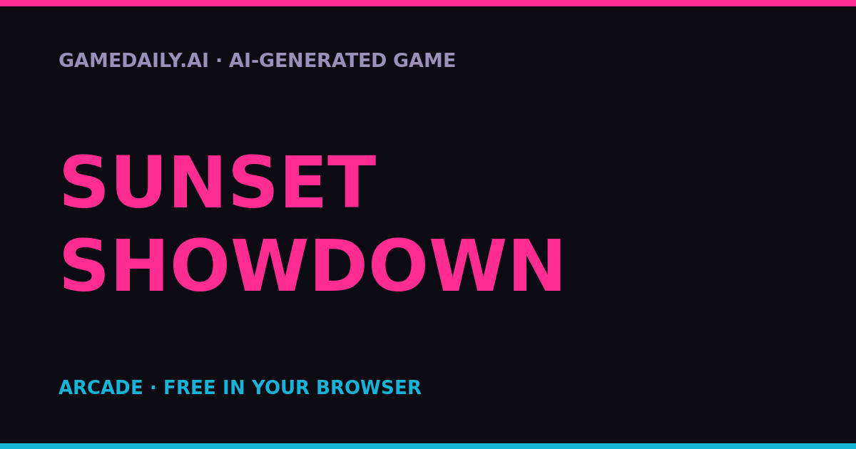 Sunset Showdown — AI game thumbnail