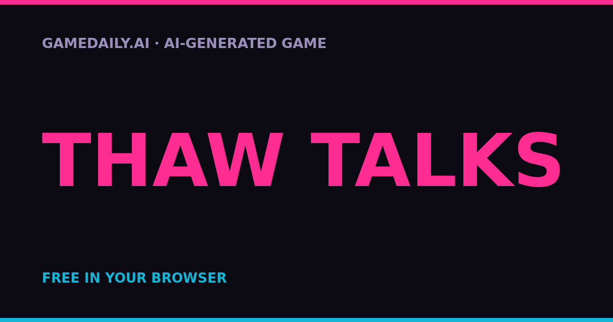 Thaw Talks — AI game thumbnail