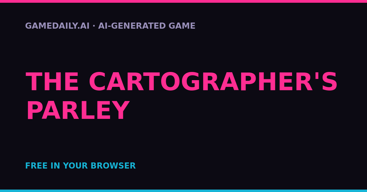 The Cartographer's Parley — AI game thumbnail