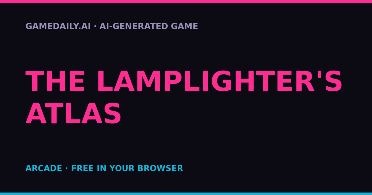 The Lamplighter's Atlas — AI game thumbnail