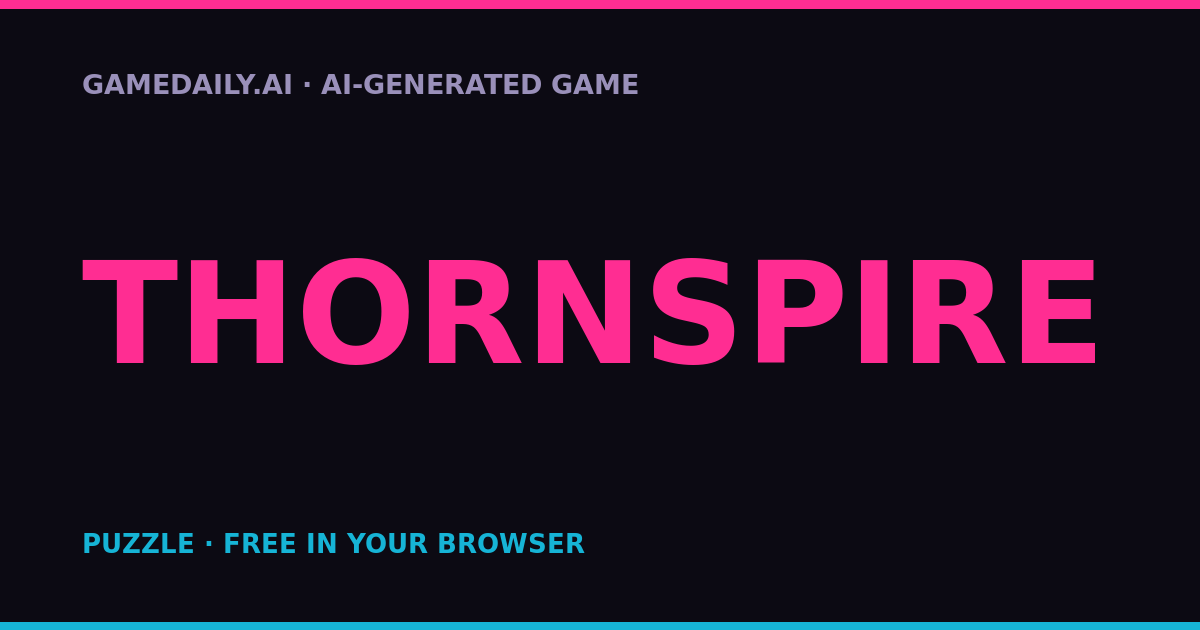 Thornspire — AI game thumbnail
